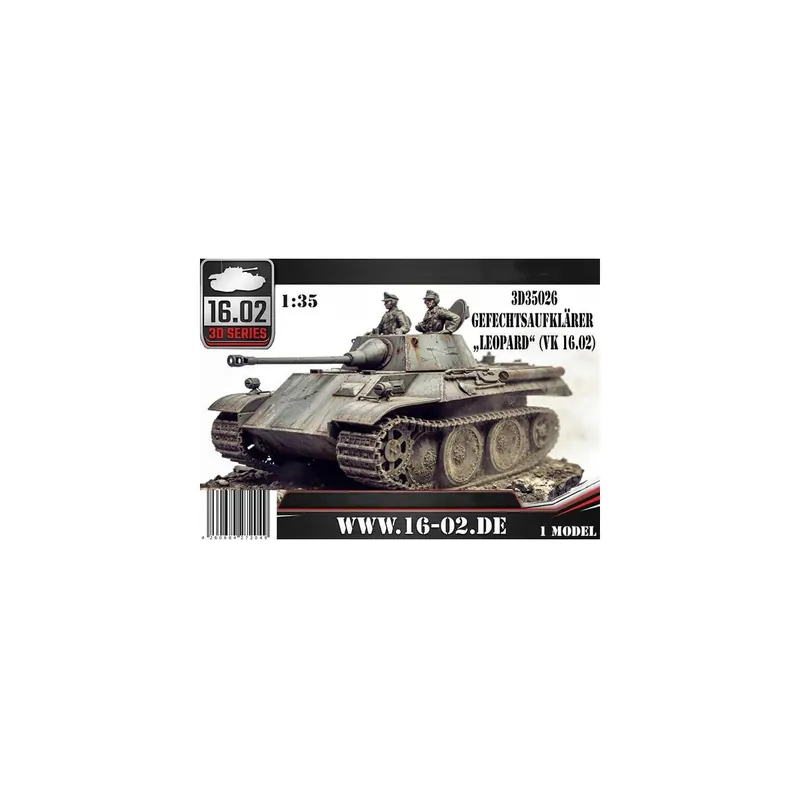 Paiement Sécurisé Maquette Gefechtsaufklärer "Leopard" (VK 16.02)