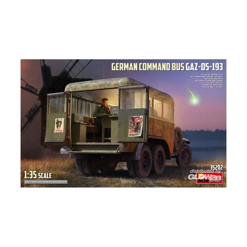 Satisfait Ou Remboursé Maquette German Command Bus GAZ-05-193