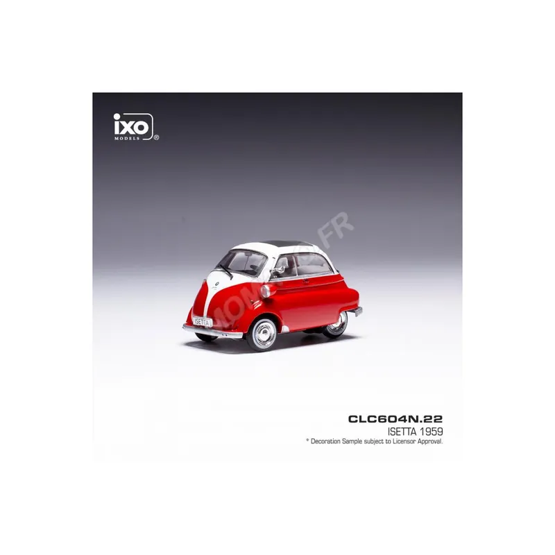 Miniature Bmw isetta 1959 rouge/blanc Satisfait Ou Remboursé