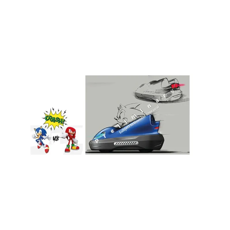 2,4GHz Sonic the Hedgehog(TM) - Battle Car Set Certifié