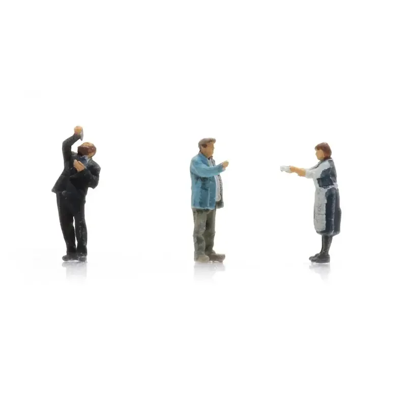 Offre Spéciale 3 figurines de poissonnerie de harengs - Artitec 5160019 - N 1/160