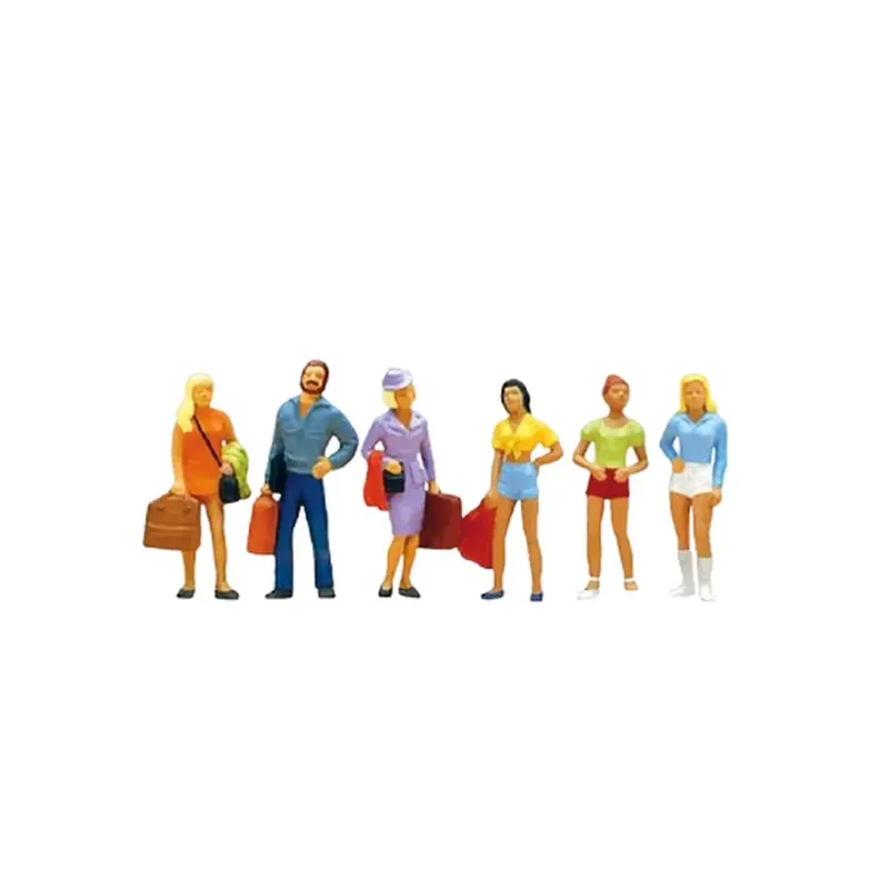 Super Prix 3 passants et 3 adolescentes - Preiser 10123 - HO 1/87