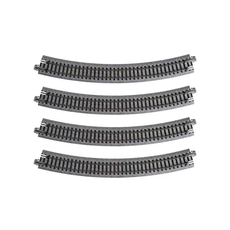 Meilleur Choix 4 rails incurvés Unitrack (R381-30) 30 degrés - Kato 20-140 - N 1/160