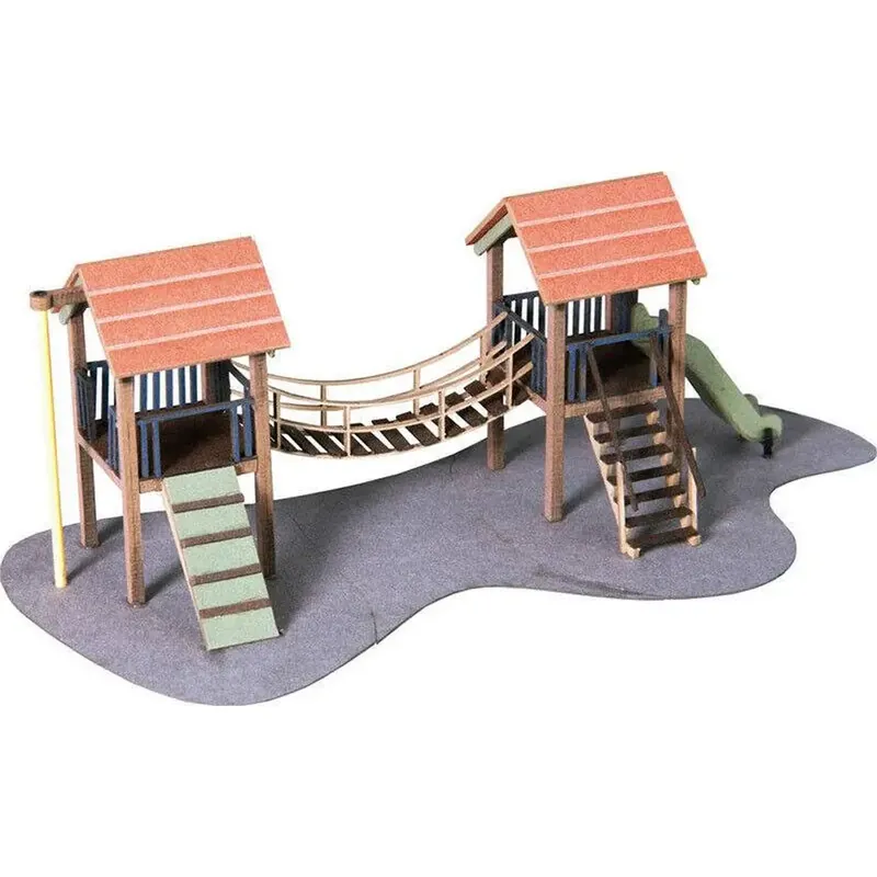 Aire de jeux d‘aventure - LaserCut - NOCH 14367 - HO 1/87 - 110x37x45mm Vente Directe