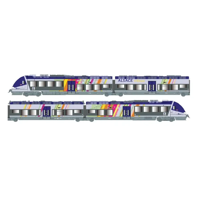Automotrice électrique AGC Z27887/27888 - LS Models 10093S - HO 1/87 - SNCF - Ep VI - Digital Sound - 2R Haute Qualité