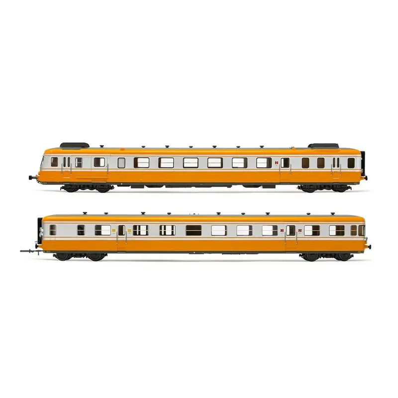 Achat Immédiat Autorail Diesel RGP 2 modernisé + remorque - Arnold HN2636 - SNCF - N 1/160 - EP IV - Analogique - 2R