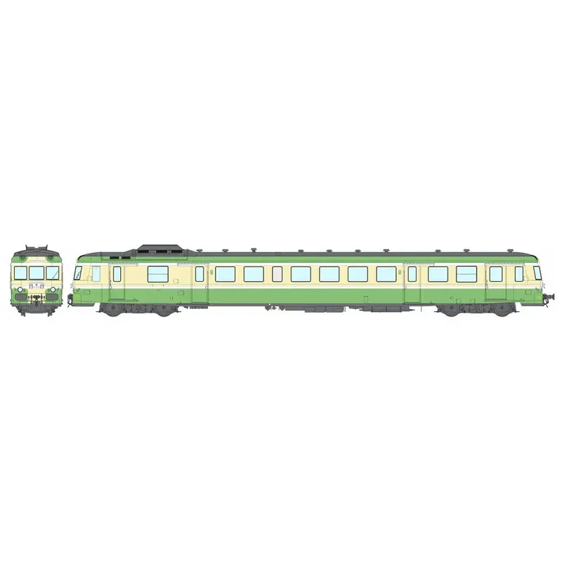 Autorail Diesel X 2899 - REE MODÈLES MB-228 S - HO 1/87 - SNCF - EP III - Digital Sound - DCC Achat Immédiat