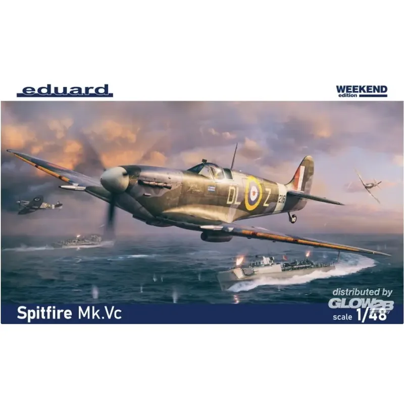 Avion Spitfire MK.Vc édition week-end - Eduard Plastic Kits 84192 - 1/48 Réduction