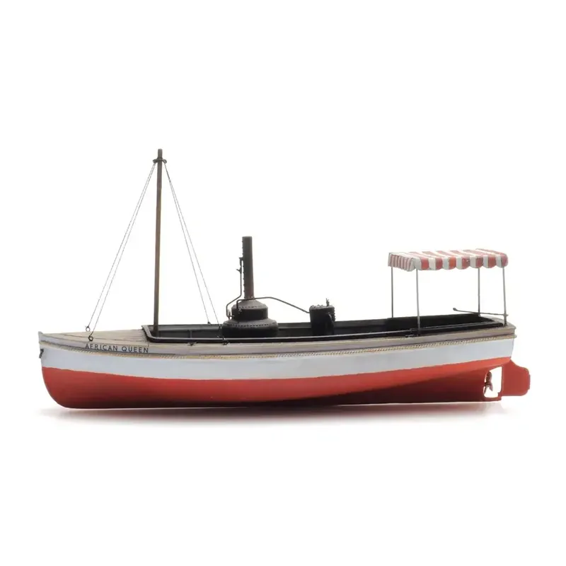 Bateau à vapeur African Queen - Artitec 387.460 - HO 1/87 Offre Limitée