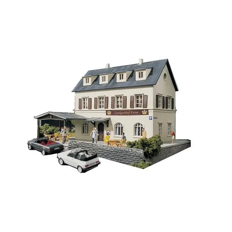 Bistro Krone - PIKO 61830 - HO 1/87 - 194 x 160 x 120 mm Dernier Modèle