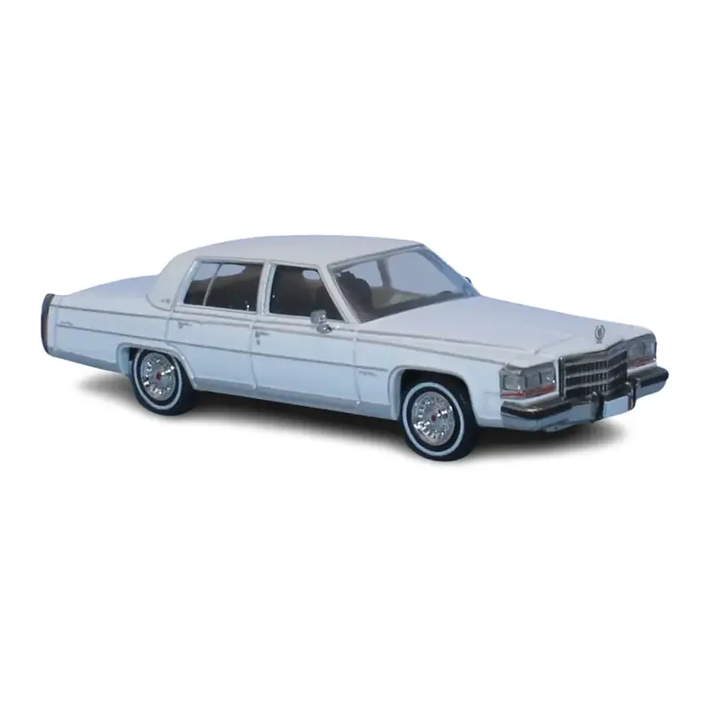 Cadillac Fleetwood Brougham - Blanche - PCX 870449 - HO 1/87 Dernier Modèle