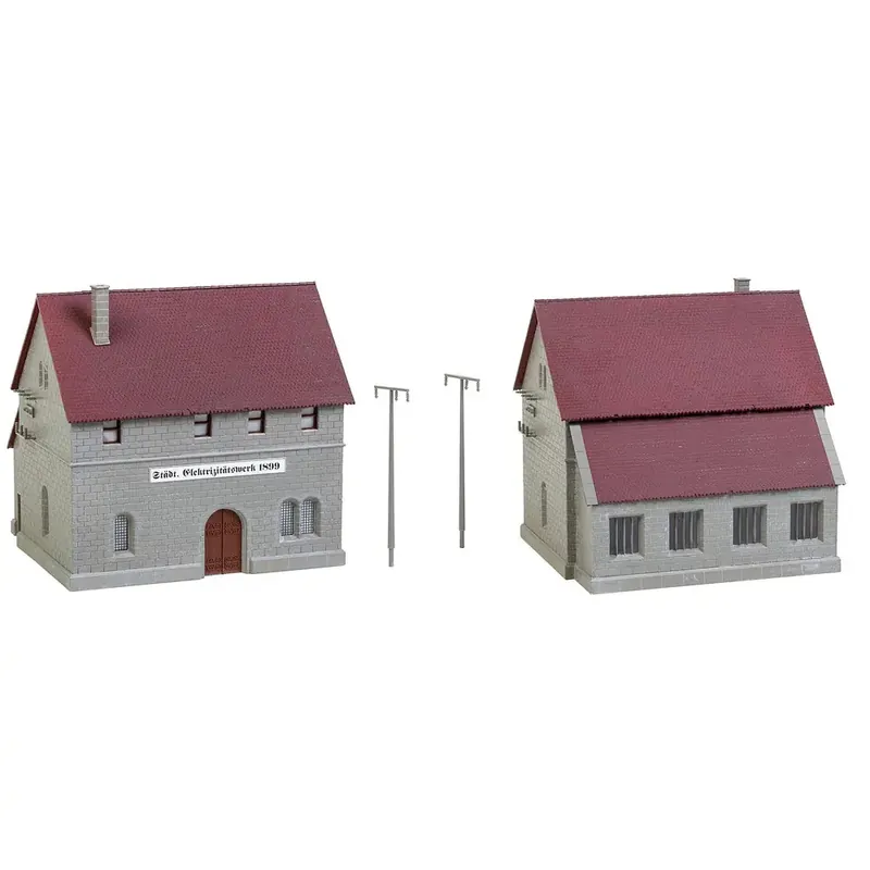 Centrale électrique avec barrage - Faller 130943 - HO 1/87 Marque