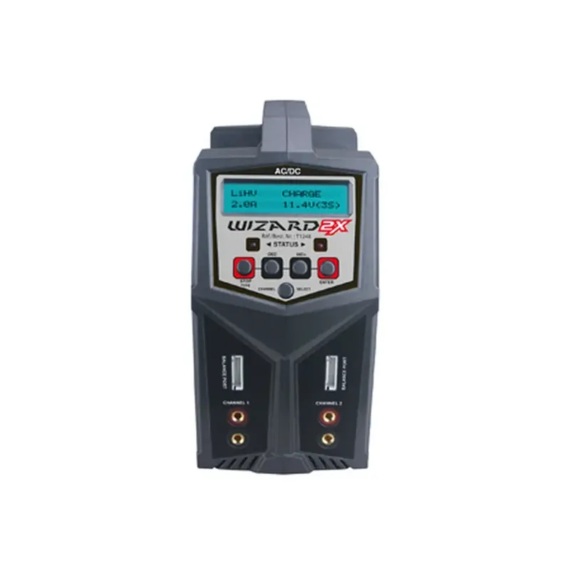 Chargeur / Équilibreur Wizard 2X Microprocesseur - T2M T1248 - AC/DC Dernière Chance