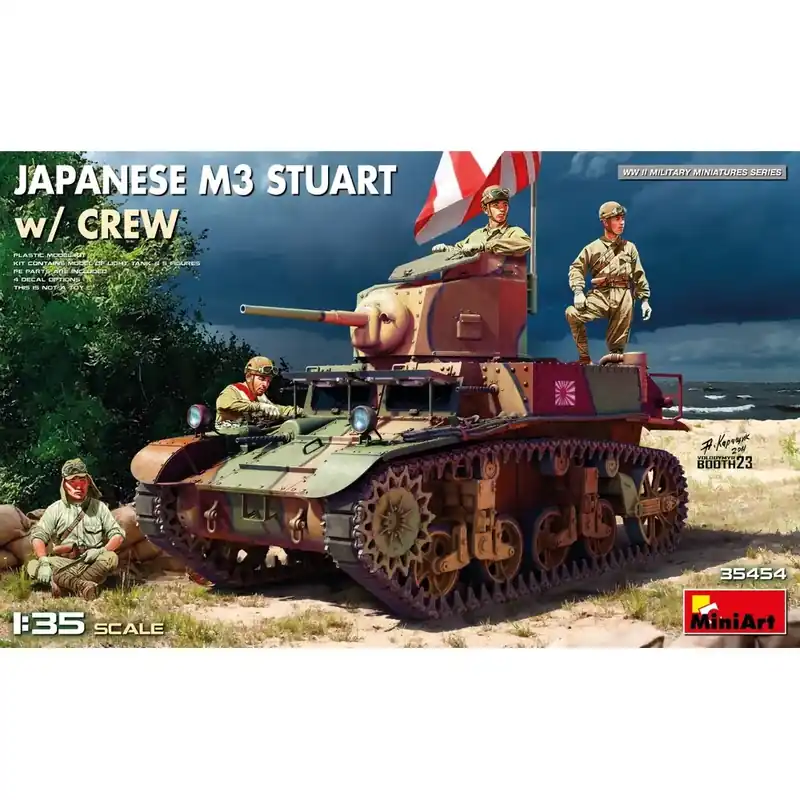 Vente Directe Char léger M3 Stuart version japonaise - MINIART 550035454 - 1/35