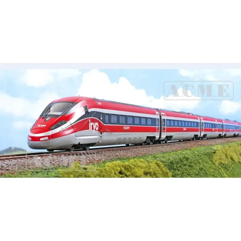Vente Directe Coffret de 8 voitures Frecciarossa 1000 "Iryo" Madrid-Barcelone - Acme 70207 - HO 1/87 - Ep VI - Analogique - 2R