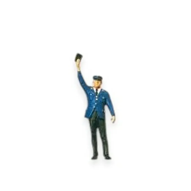 Remise Conducteur faisant un signe - Preiser 28000 - HO 1/87