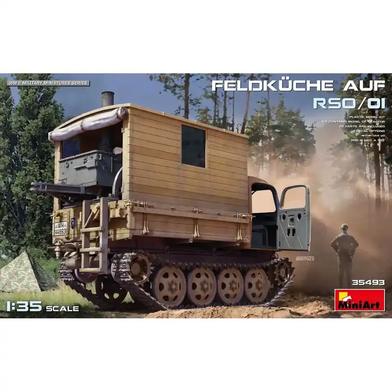 Cuisine de campagne allemande sur véhicule chenillé - MINIART 550035493 - 1/35 Must-Have