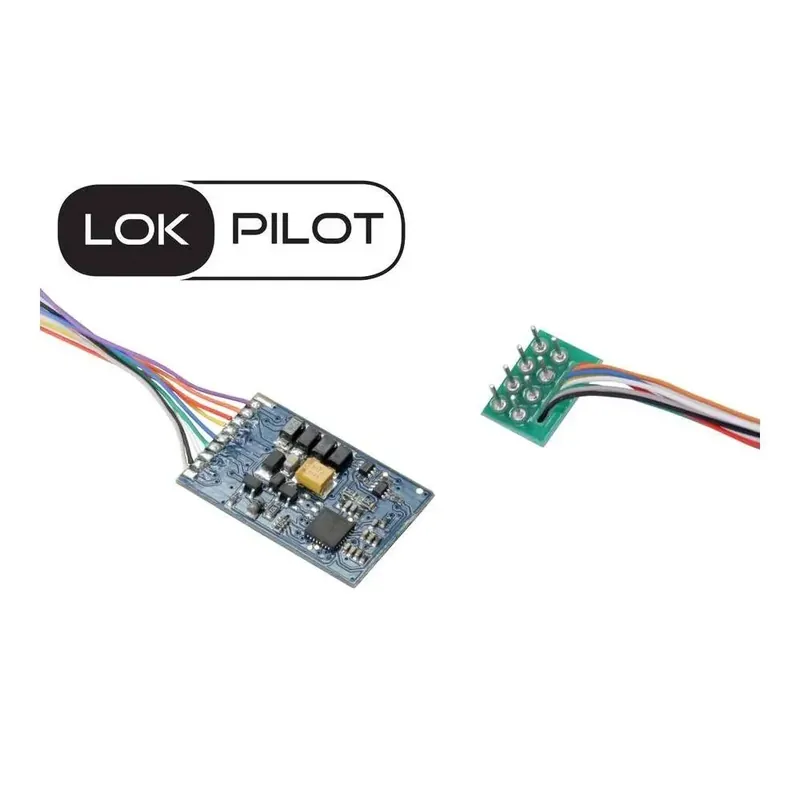 Décodeur Lokpilot DCC NEM 652, 8 broches pour locomotive - Esu 59020 - HO 1/87 - Digital Paiement Sécurisé