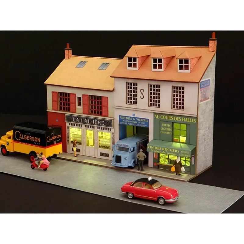Soldes Façade Vitrines Crèmerie + Primeurs - Régions et Compagnies FAC011 - HO 1/87