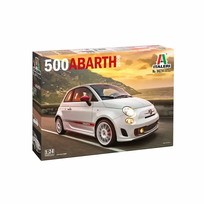 Fiat 500 Abarth 2008 - Italeri 3674 - 1/24 Super Prix