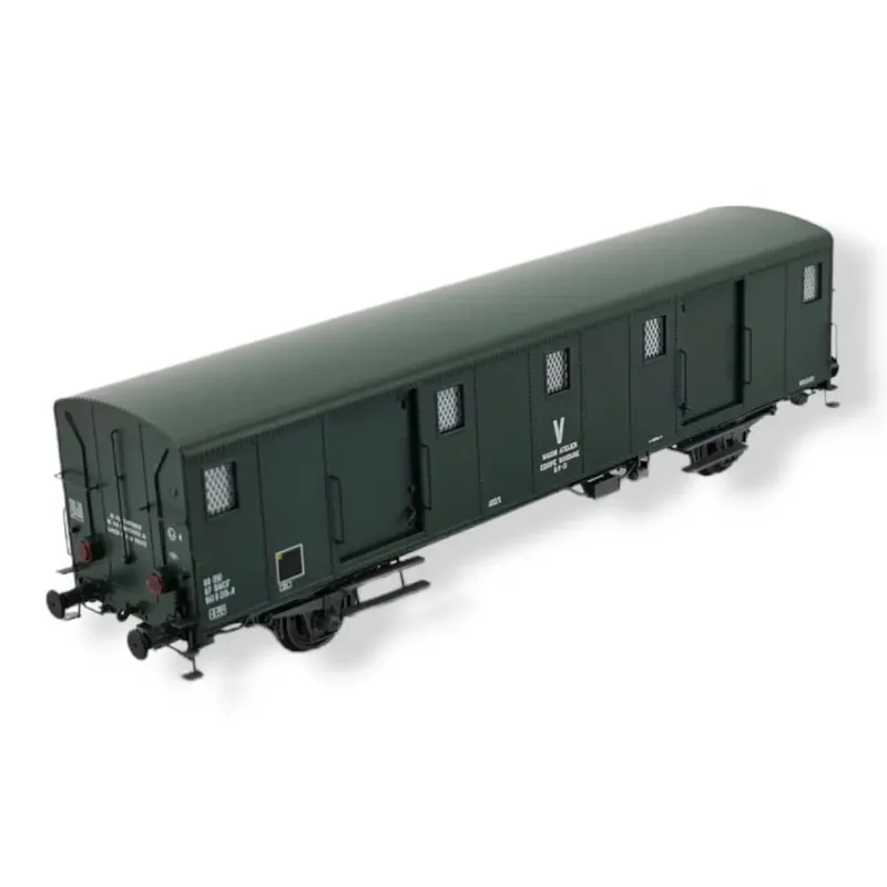 FOURGON OCEM 30 "V" avec feux - DCC - REE MODELES VB117S SNCF - HO 1/87 -EP IV/V Quantité Limitée