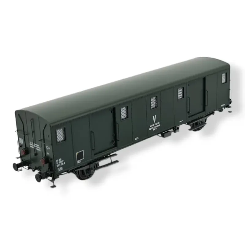 Authentique FOURGON OCEM 30 "V" avec feux - REE MODELES VB117 SNCF - HO 1/87 -EP IV/V