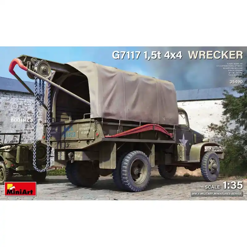 Bon Plan G7117 1,5t 4×4 Wrecker - MINIART 550035490 - 1/35