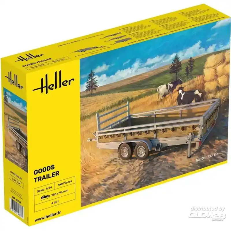 Goods Trailer - HELLER 80778 - 1/24 Prix Choc