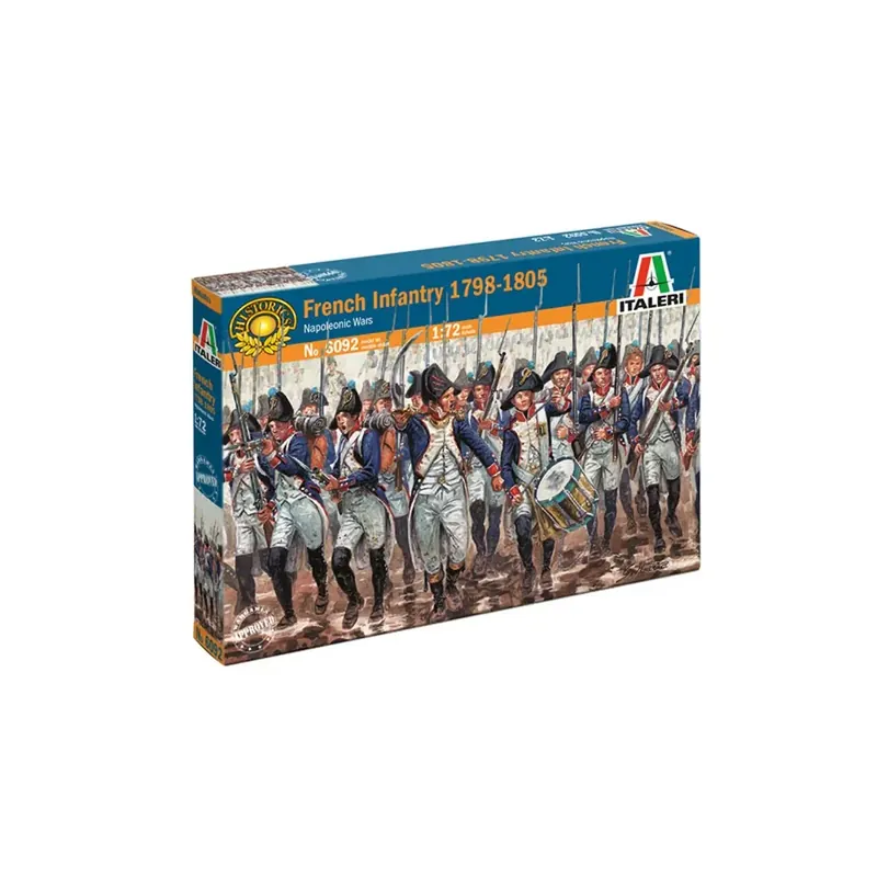Infanterie française 1798-1805 - Guerres napoléoniennes - Italeri 6092 - 1/72 Soldes