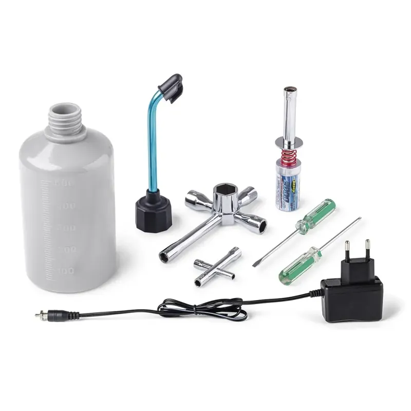 Kit d‘entretien pour voiture thermique Nitroset incl. USB charger - Carson 500905128 Prix Choc