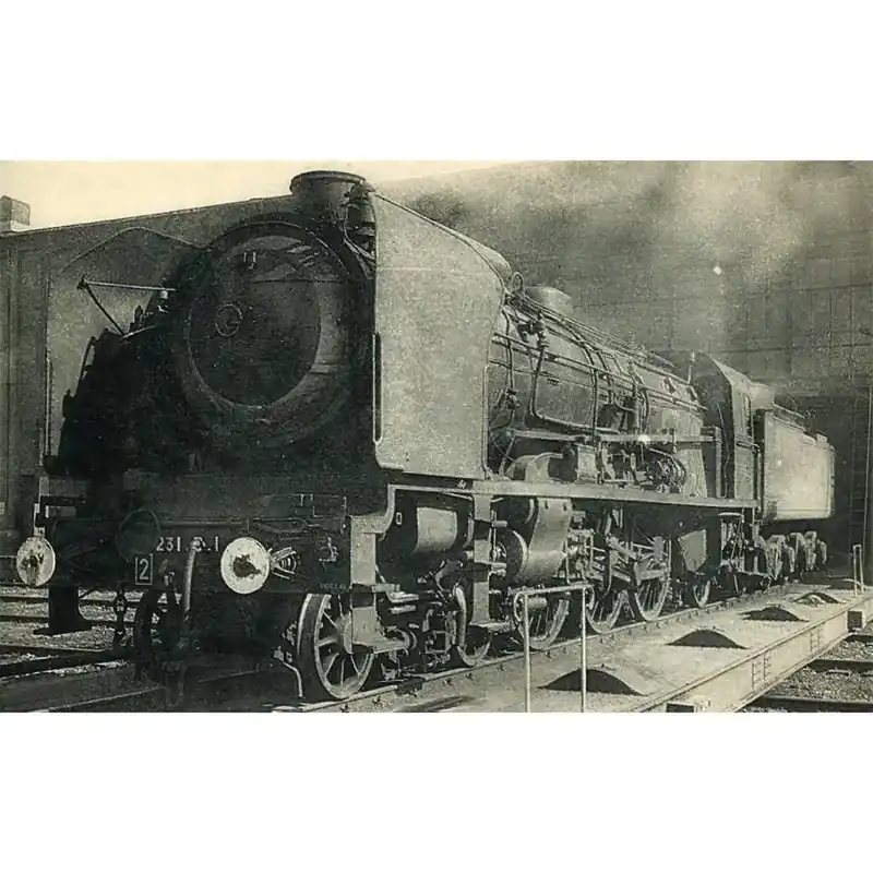 [Kit] Locomotive à Vapeur 2-231B1 + Tender 37A AMF87 E126 - HO 1/87 - SNCF Commander Vite
