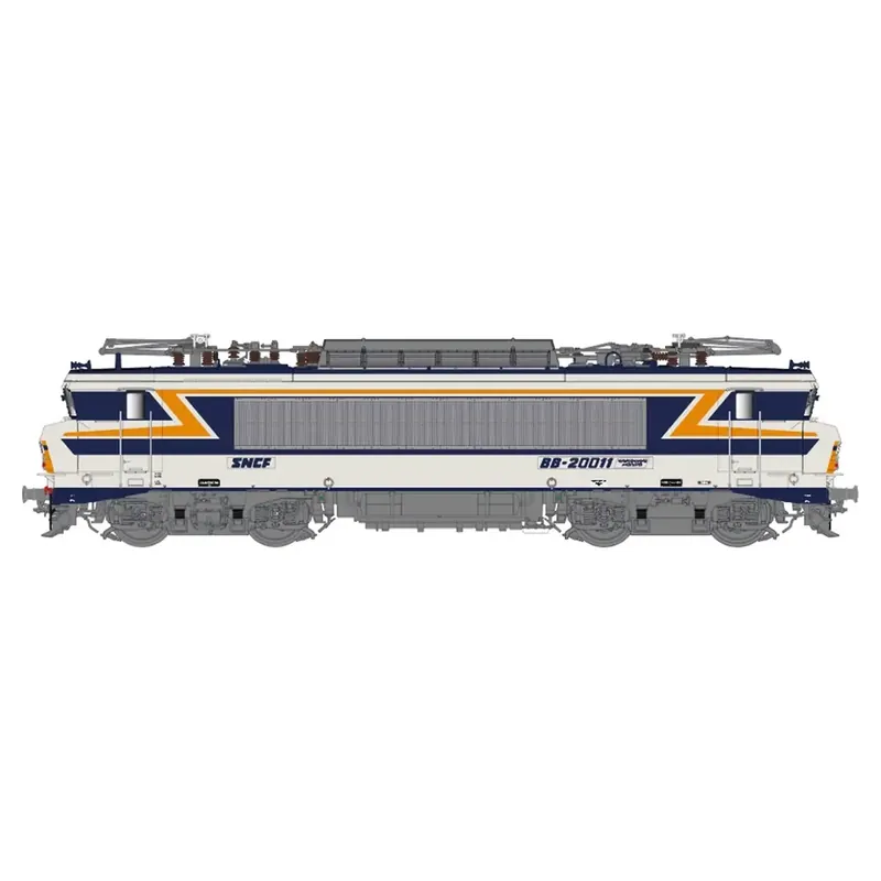 Promotion Locomotive électrique BB 20011, livrée gris argent bleu, TEN/chamois 432, plaques, dépôt Strasbourg - LS Models 11699S - HO 1/87 - SNCF - Ep IV - Digital sound - 3R