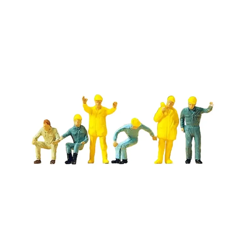 Lot de 6 Grutiers - Preiser 14128 - HO 1/87 Dernière Chance
