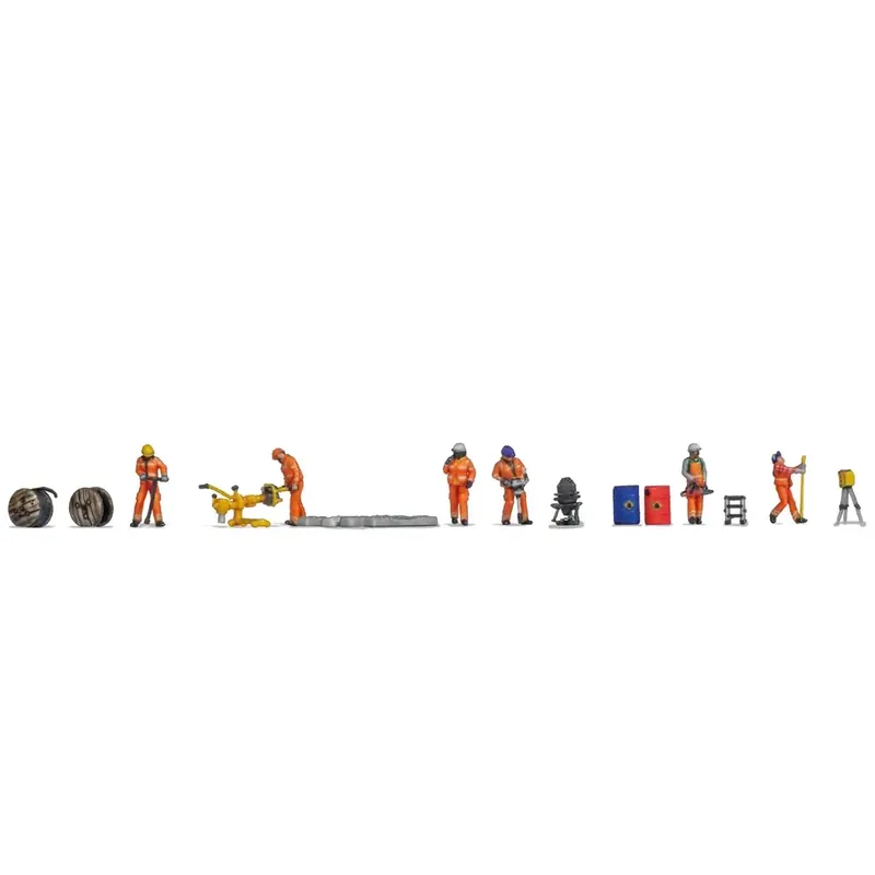 Lot de figurines « Construction de voies » - Noch 35901 - N 1/160 Vente Directe