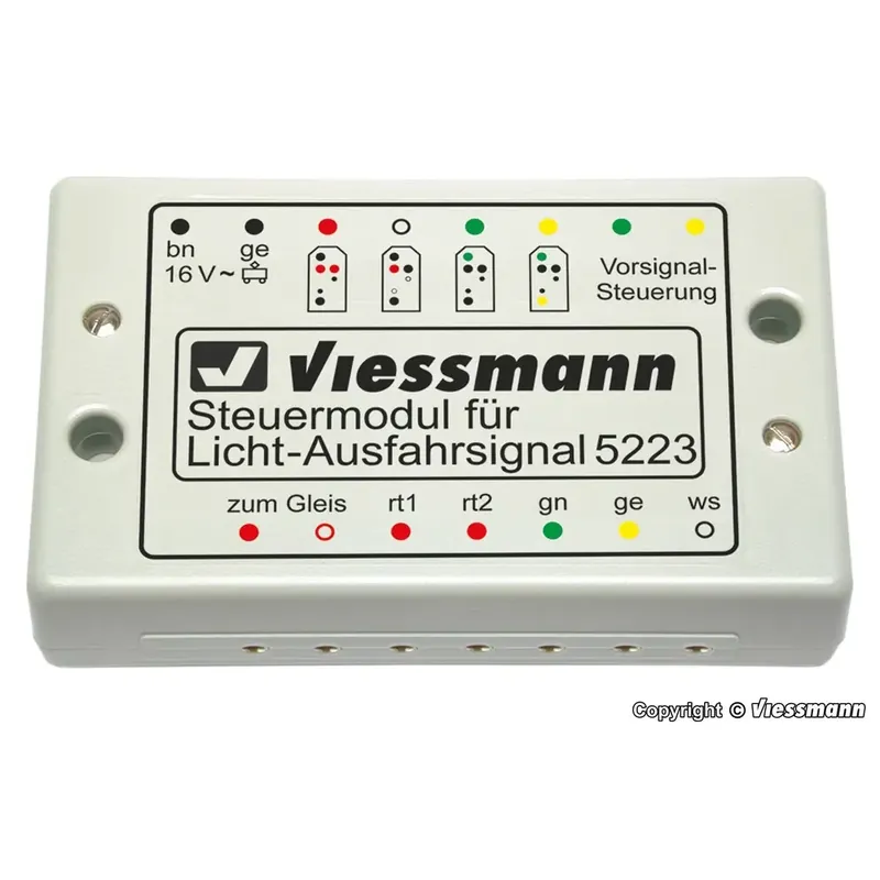 Module de commande pour signal lumineux de sortie - 4 aspects - VIESSMANN 5223 Réduction