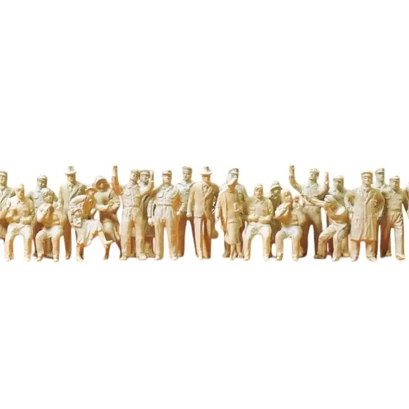 Pilotes, personnel au sol et passagers 1925 - Preiser 72510 - 1/72 Promotion