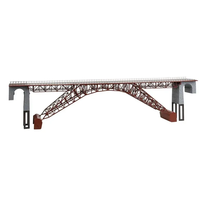 Pont ferroviaire en acier Faller 191776 - HO 1/87 - 1100 x 115 x 255 mm Promotion Saisonnière