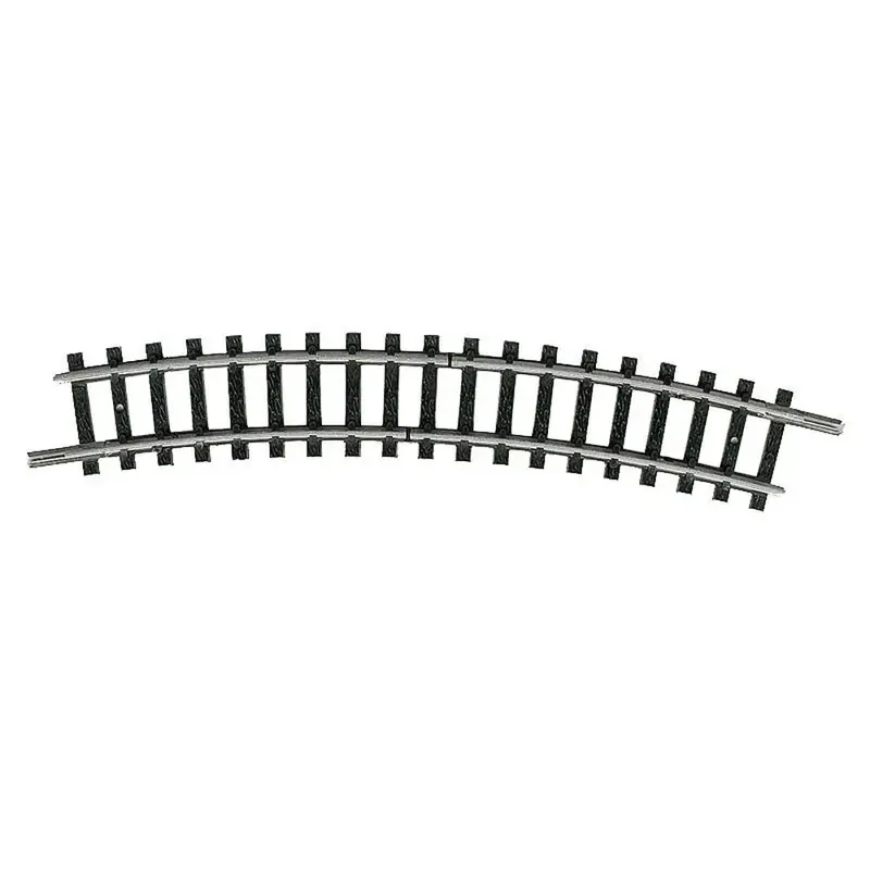 Rail courbe de sectionnement 24° R2 228.2 mm Minitrix 14986 - N 1/160 - code 80 Prix Cassé