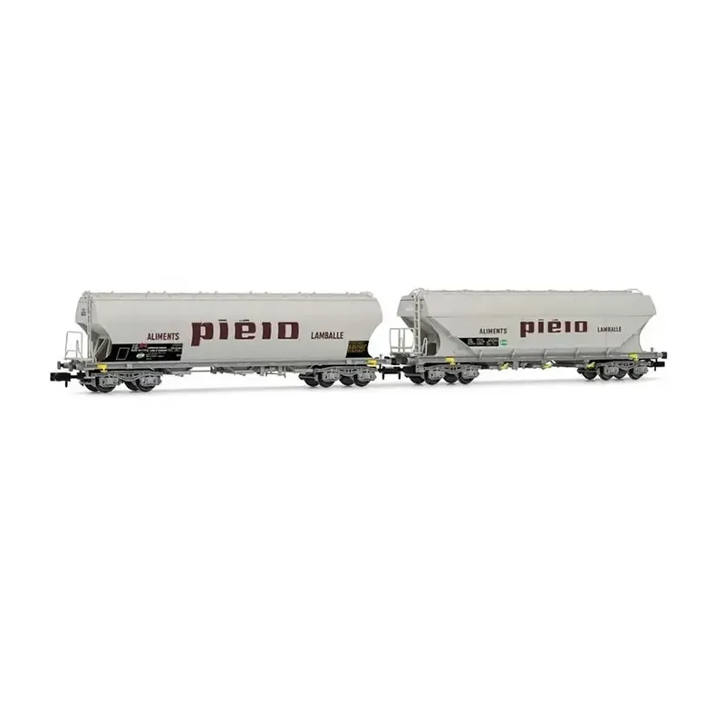 Certifié Set 2 wagons trémies Arnold HN6511 UAGPPS - N 1/160 - SNCF - EP IV