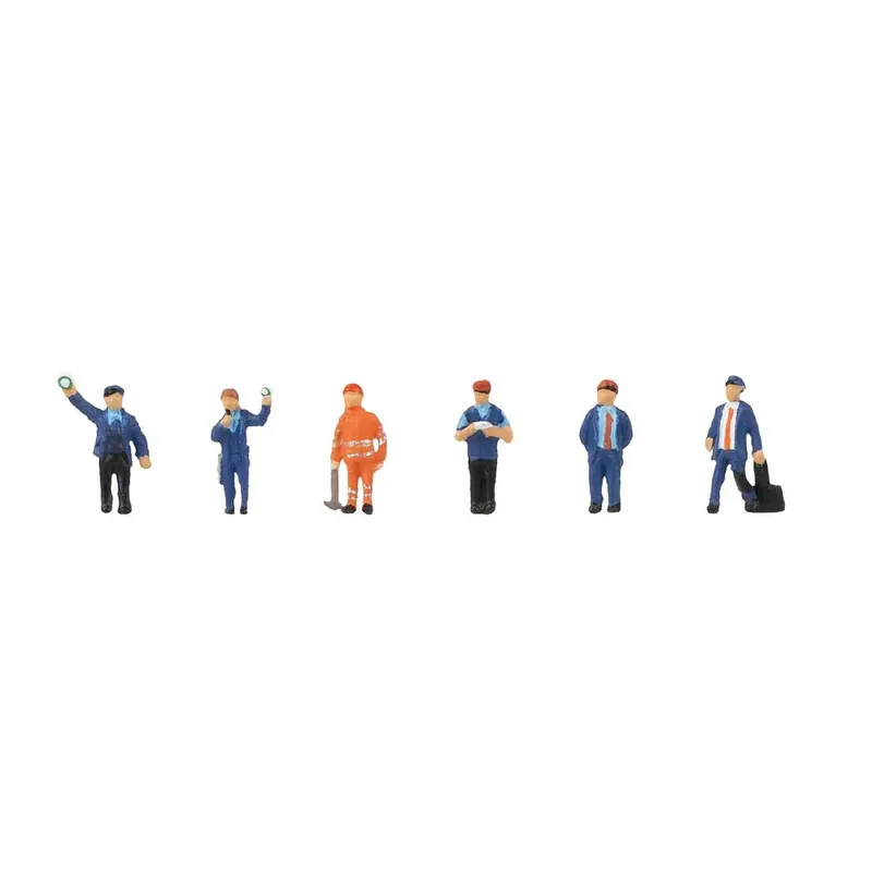 Set 6 personnages "Personnel des chemins de fer" FALLER 155603 - N 1/160 - EPV Seulement Aujourd'hui