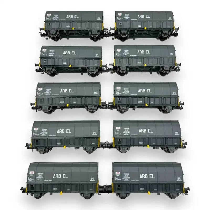 Set de 10 wagons trémies ARBEL - Makette 4740 - HO 1/87 - SNCF - Ep IV - 2R Expédition Rapide