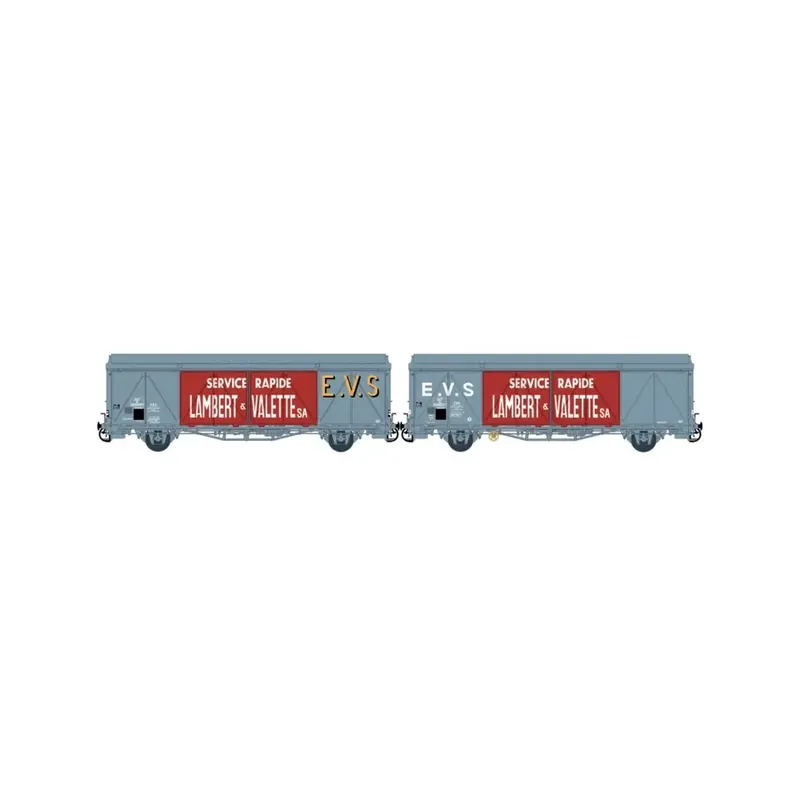 Retour Gratuit Set de 2 wagons SNAV toits hauts EVS Lambert & Valette - Trains160 16044 - N 1/160 - SNCF - Ep III - 2R