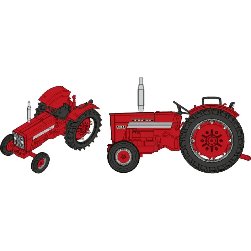 Satisfait Ou Remboursé Tracteur Mc-Cormick INTERNATIONAL HI 624 - Ree modèles CB179 - HO 1/87