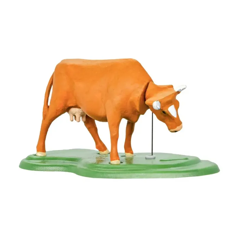 Vache marron à tête mobile - Viessmann 1582 - HO 1/87 Super Prix