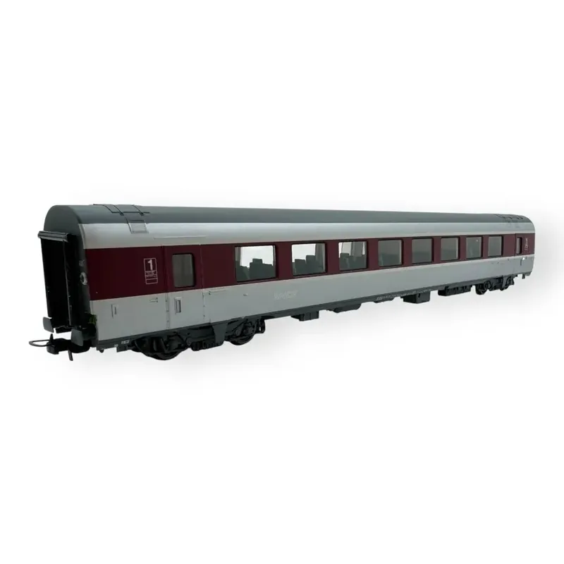 Voiture GC A2t6u Euraffaire bordeaux/béton, logo nouilles - LS Models 40117 - HO 1/87 - SNCF - Ep V - 2R Offre Spéciale