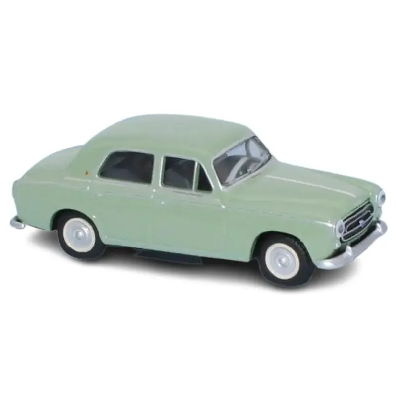 Jusqu'à Épuisement Des Stocks Voiture Peugeot 403 limousine 8cv 1959 verte SAI 6205 - HO 1/87