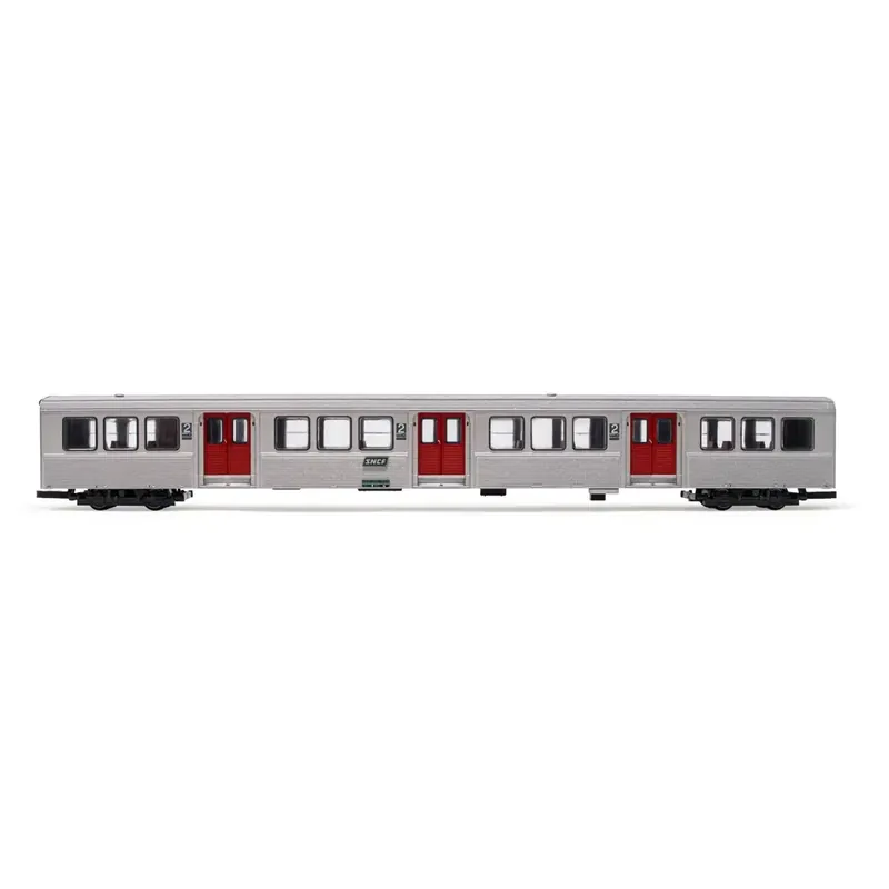 Voiture voyageur RIB 70 grise portes rouges JOUEF 4153 SNCF - HO 1/87 - EP IV-V Affaire À Saisir