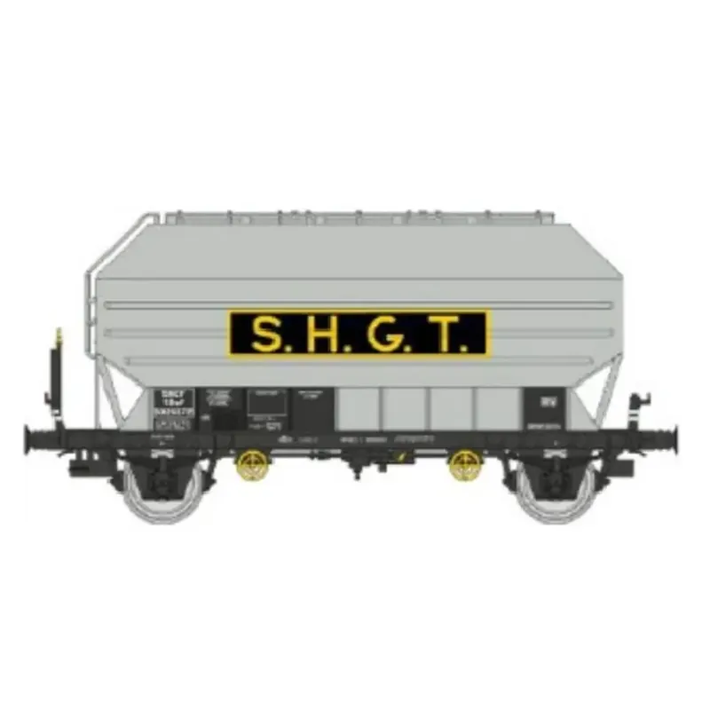 Seulement Aujourd'hui Wagon céréalier « S.H.G.T » FRANGECO - REE WB895 - SNCF - HO 1/87 - EP III