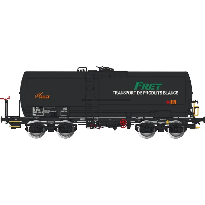Solde Wagon citerne Zaes noir - Albert Modell 788040 - HO 1/87 - ONCF - Ep V - 2R