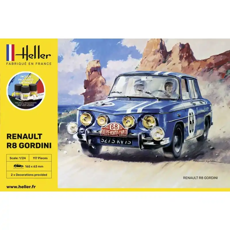 Dernière Chance HELLER 56700 MAQUETTE VOITURE STARTER KIT RENAULT R8 GORDINI 1/24